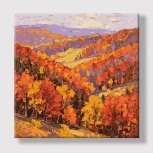 Home Autumn in Mt.Lofty paint by numbers kit